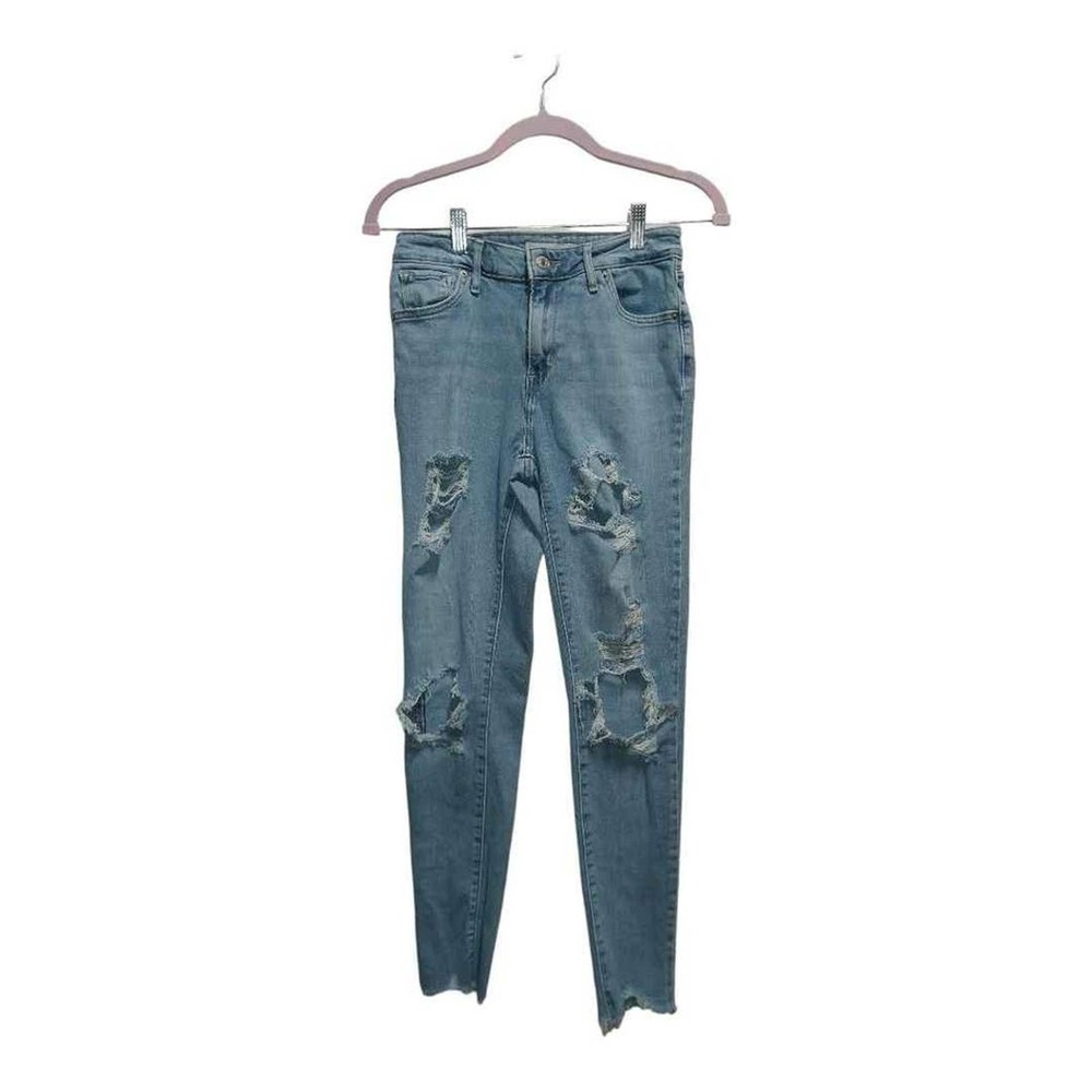 Vintage 721 high rise skinny jeans.  Distressed.  Size 26